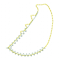 Baby Velociraptor in the Egg Ornament - ITH Project - Machine Embroidery Design