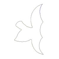 Apple With Worm Decoration for School - ITH Project - Machine Embroidery Design