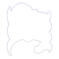 Apple With Worm Decoration for School - ITH Project - Machine Embroidery Design