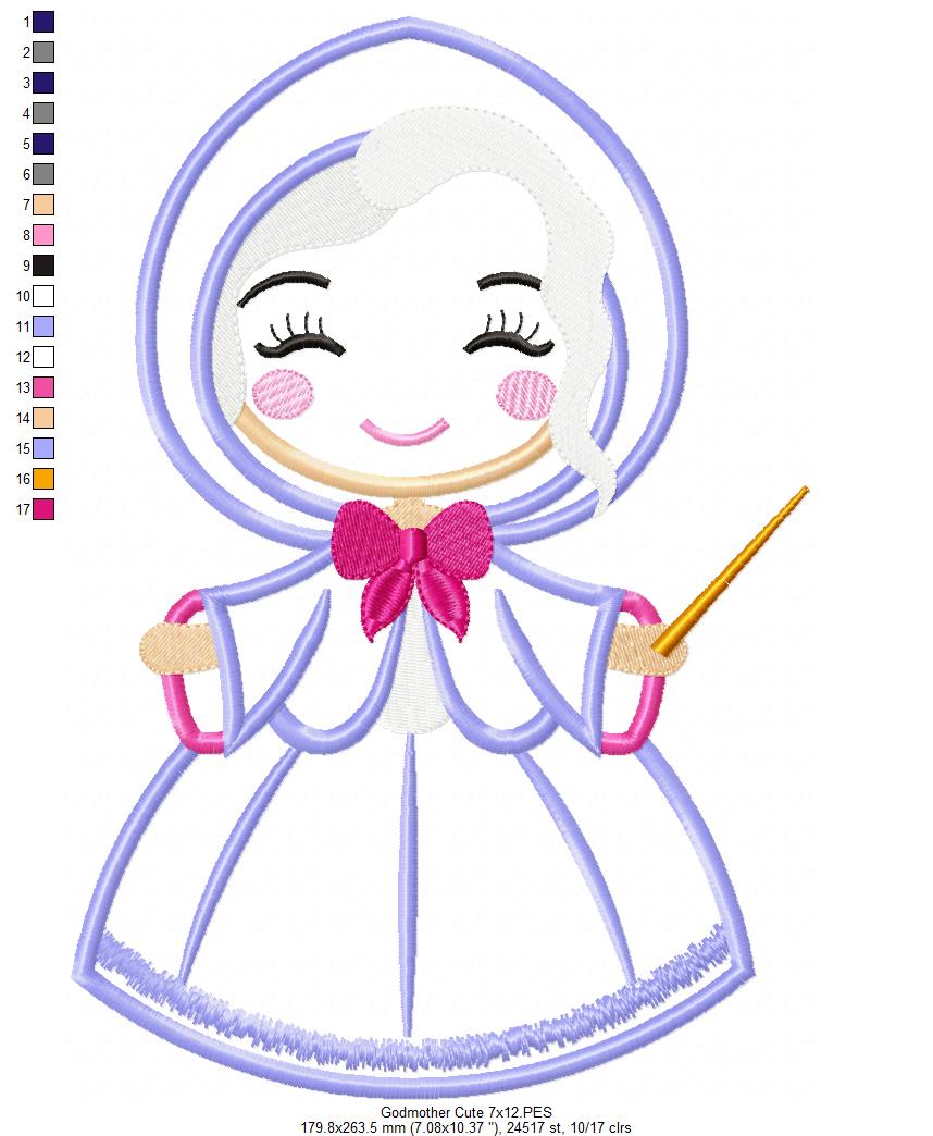 Fairy Godmother Cute - Applique