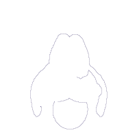 Goofy Face - Applique - Machine Embroidery Design