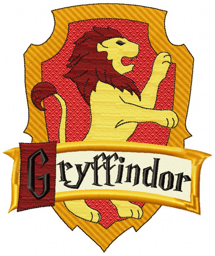 School of Magic Gryffindor - Fill Stitch - Machine Embroidery Design