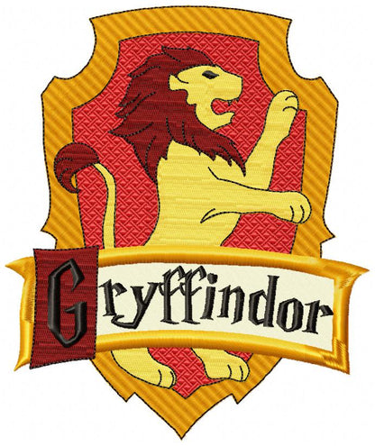 School of Magic Gryffindor - Fill Stitch - Machine Embroidery Design