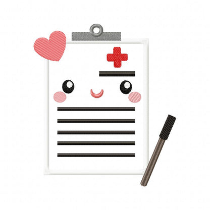 Happy First Aid Doctor Collection - Set of 7 Designs - Applique Embroidery