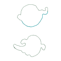 Happy Halloween Clock Ornament - ITH Project - Machine Embroidery Design