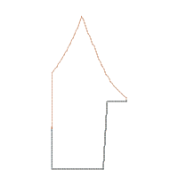 Happy Halloween Clock Ornament - ITH Project - Machine Embroidery Design