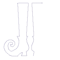 Happy Halloween Clock Ornament - ITH Project - Machine Embroidery Design