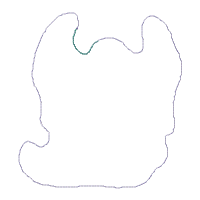 Happy Halloween Ghost Ornament - ITH Project - Machine Embroidery Design