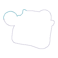 Happy Halloween Ghost Ornament - ITH Project - Machine Embroidery Design