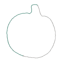 Happy Halloween Ghost Ornament - ITH Project - Machine Embroidery Design