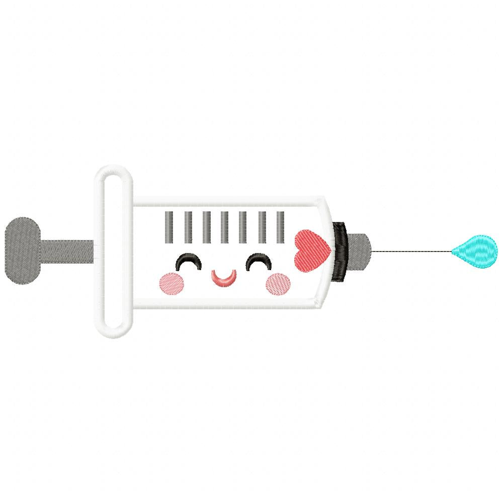 Happy First Aid Doctor Collection - Set of 7 Designs - Applique Embroidery