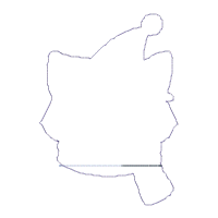 Happy Meowlloween Bookmarker - ITH Project - Machine Embroidery Design