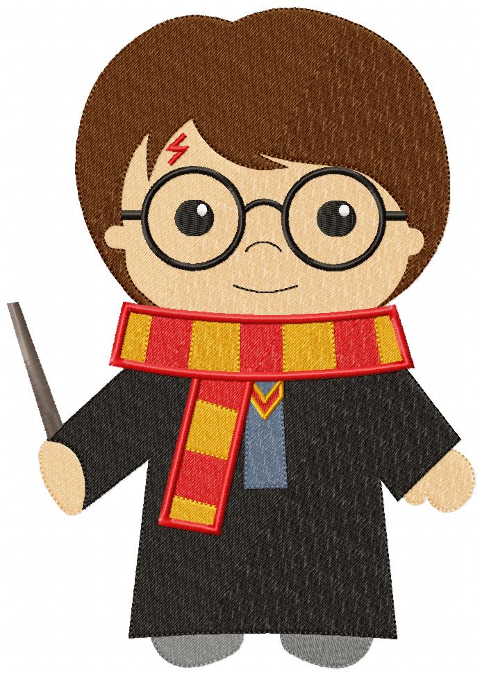 Wizard Boy - Fill Stitch - Machine Embroidery Design