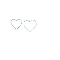 Three Hearts Trio, Flowers and Banner - Applique - Machine Embroidery Design