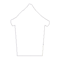 Christmas House Ornament - ITH Project - Machine Embroidery Design