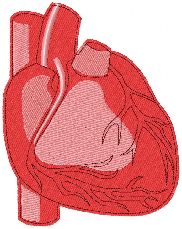 ❤️ Stitch My Heart – Fill Stitch – Machine Embroidery Design