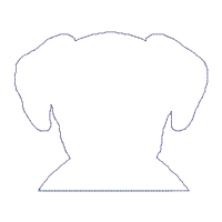 Angel Dog Clock - ITH Project - Machine Embroidery Design