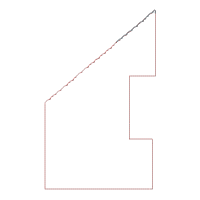 Christmas Red Clock Ornament - ITH Project - Machine Embroidery Design