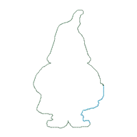 Gnome House Clock - ITH Project - Machine Embroidery Design