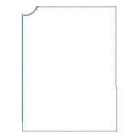 Mermaid Clock Ornament - ITH Project - Machine Embroidery Design