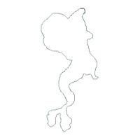 Mermaid Clock Ornament - ITH Project - Machine Embroidery Design