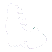 Mushroom Clock - ITH Project - Machine Embroidery Design