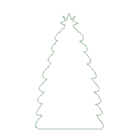 Christmas Clocks Set of 2 Designs - ITH Project - Machine Embroidery Design