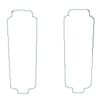 Sewing Time and Butterfly Clocks Set of 2 Designs- ITH Project - Machine Embroidery Design