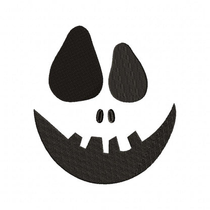 Jack-O' Lantern Faces - Set of 10 Designs - Fill Stitch Embroidery