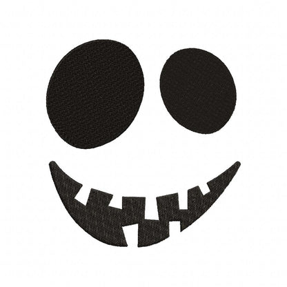 Jack-O' Lantern Faces - Set of 10 Designs - Fill Stitch Embroidery