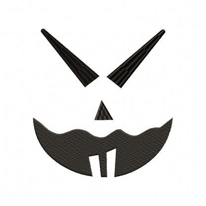 Jack-O' Lantern Faces - Set of 10 Designs - Fill Stitch Embroidery