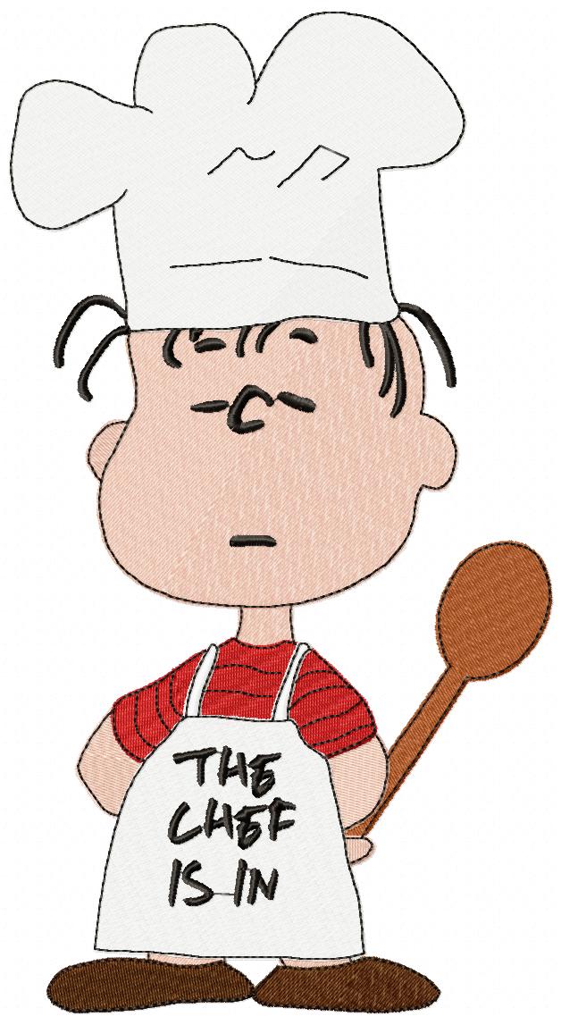 🍽️ Chef Is In Cutie – Fill Stitch – Machine Embroidery Design