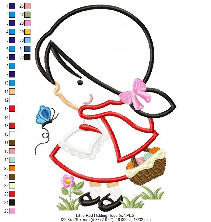Little Red Riding Hood - Applique