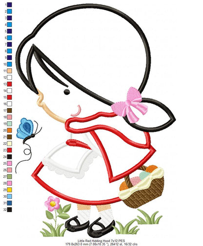 Little Red Riding Hood - Applique