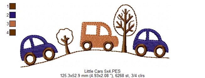 Little Road Trip - Fill Stitch - Machine Embroidery Design