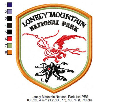Lonely Mountain National Park - Applique