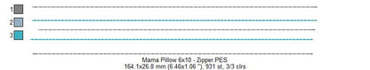 Mamma Pillow - ITH Project - Machine Embroidery Design