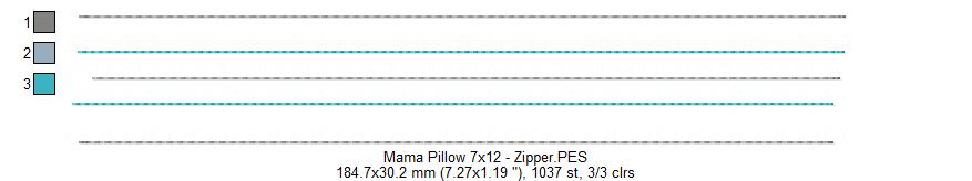 Mamma Pillow - ITH Project - Machine Embroidery Design