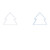 Merry Christmas Trees - Applique - Machine Embroidery Design