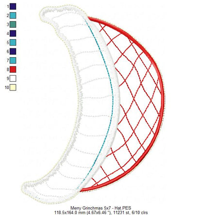 Merry Grinchmas - ITH Project - Machine Embroidery Design