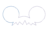 Mouse Ears Boy Frankenstein - Applique Embroidery