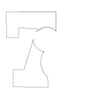 Mouse Ears Boy 7th Birthday Hat Number 7 - Applique Embroidery