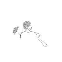 Mouse Boy Upside Down - Fill Stitch - Machine Embroidery Design