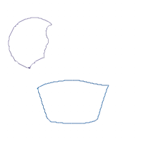 Mouse Ears Girl Cupcakes - Applique Machine Embroidery Design