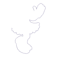 Mickey and Minne Mardi Gras Set of 2 Designs - ITH Project - Machine Embroidery Design