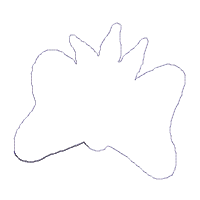 Mickey and Minne Mardi Gras Set of 2 Designs - ITH Project - Machine Embroidery Design