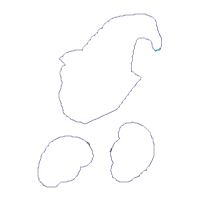 Moon Black Cat Door Ornament - ITH Project - Machine Embroidery Design