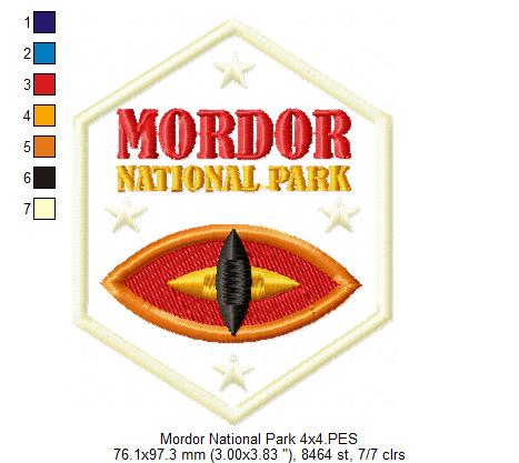 Mordor National Park - Applique