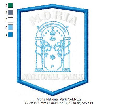 Moria National Park - Applique