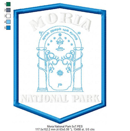 Moria National Park - Applique